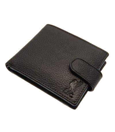 Liverpool FC Debossed Crest Leather Wallet (Black) (One Size) - UTTA5375