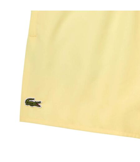 Short de bain homme jaune Lacoste