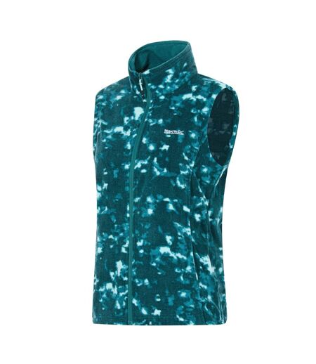 Veste Polaire Unie Sans Manches À Col Montant Sweetness Femme Vert Sarcelle Regatta