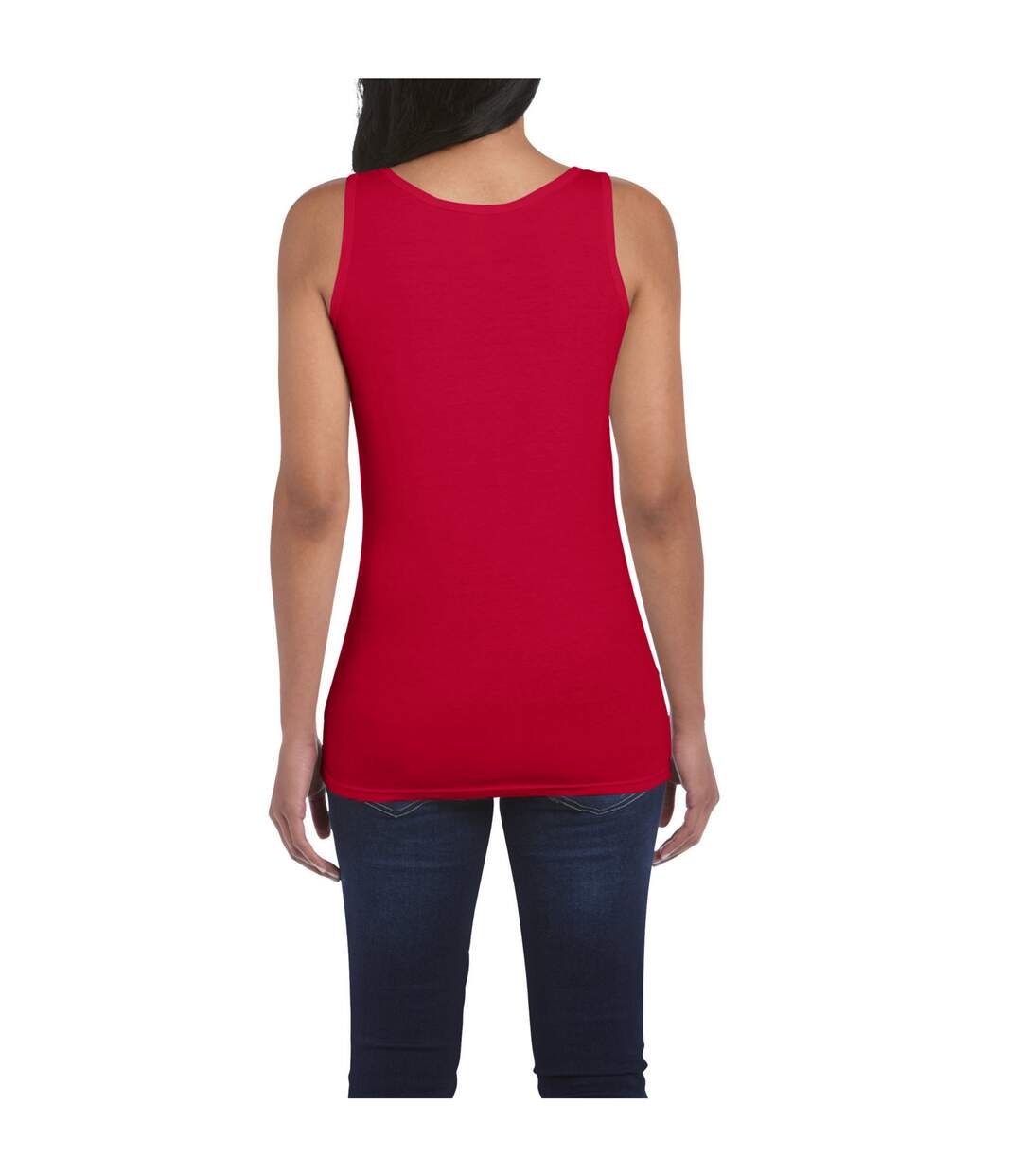 Débardeur softstyle femme rouge vif Gildan-4