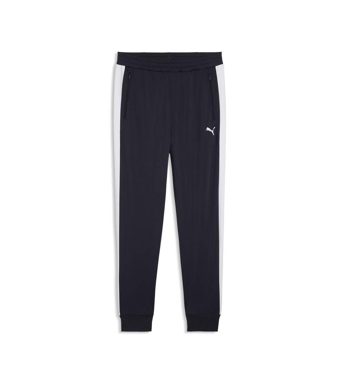 Pantalon de survêtement bleu marine homme puma t7 foundation-1