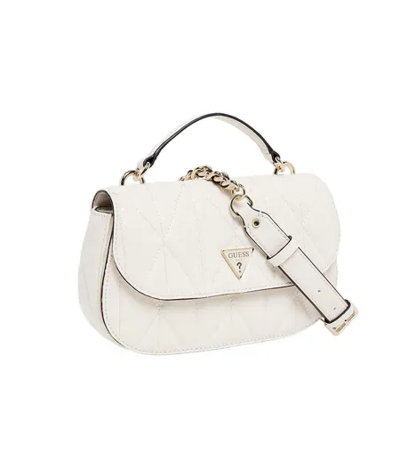 Sac à bandoulière blanc femme guess aldina