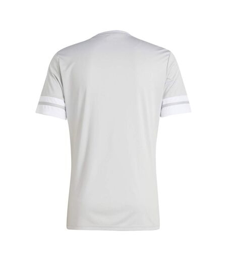 T-shirt Squadra Homme Blanc Gris Argenté Adidas