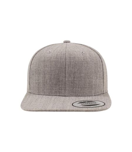 Unisex Adult Classic Snapback Cap Heather Grey Flexfit