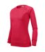 Sweat Merger Femme Rouge Malfini-3