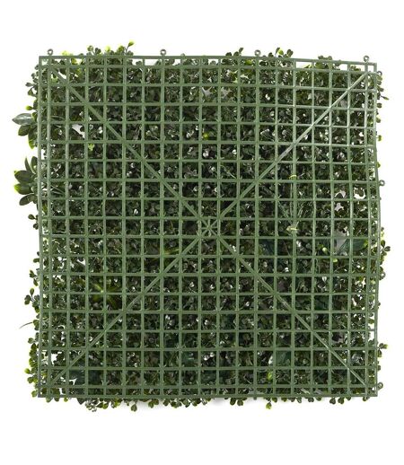 Mur Végétal Artificiel Panache 50x50cm Vert
