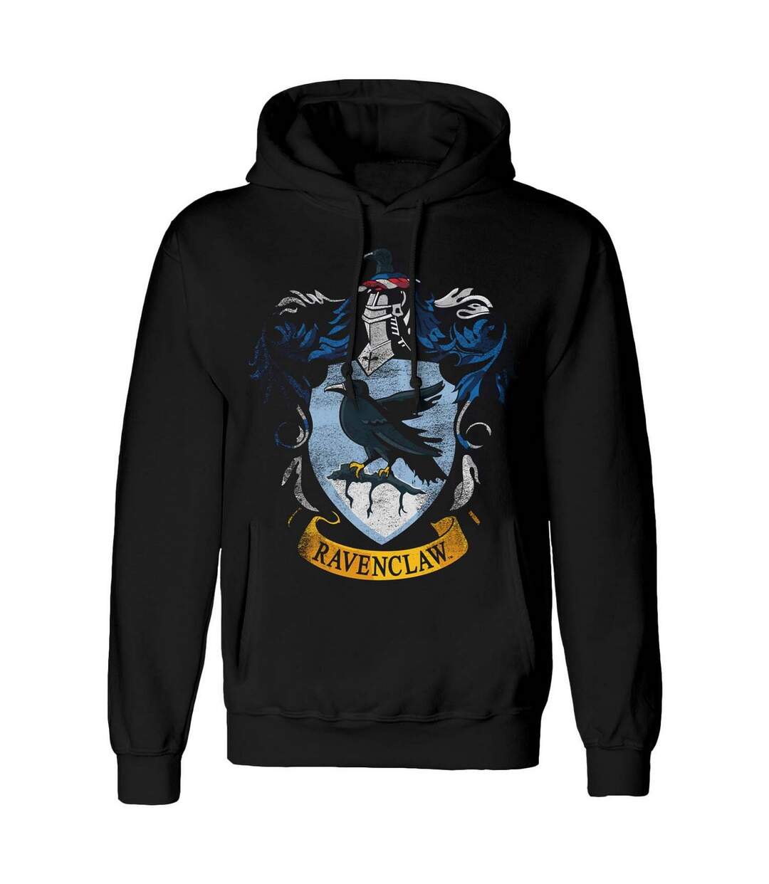 Sweat à capuche adulte noir Harry Potter-1