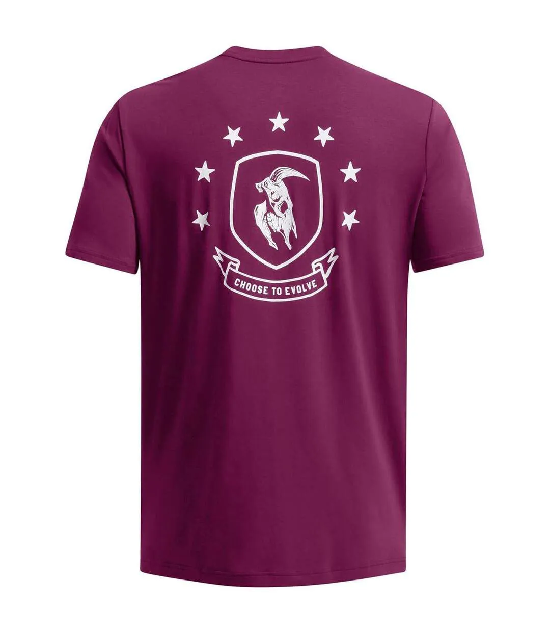 T-shirt Project Rock Homme Violet Under Armour-3