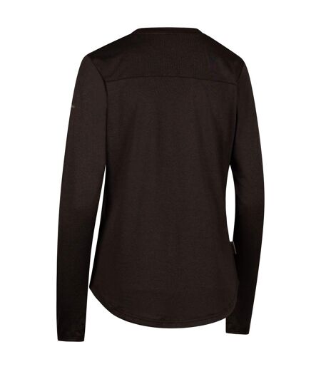Womens/ladies Britney Active Top Black Marl Trespass