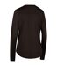 Womens/ladies Britney Active Top Black Marl Trespass-2
