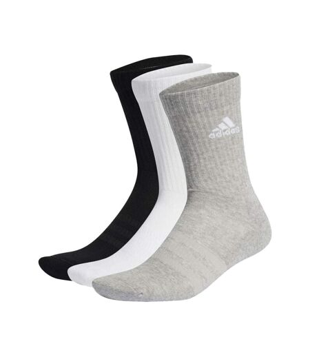 Lot de 3 paires de chaussettes noires/blanches/grises homme adidas ic1311