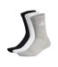 Lot de 3 paires de chaussettes noires/blanches/grises homme adidas ic1311-1