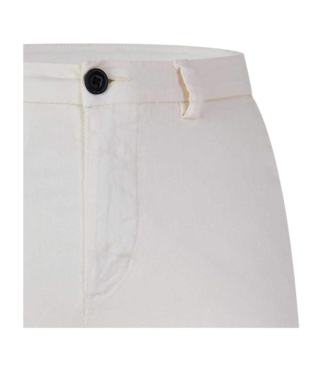 Mens Relaxed Fit Chino Shorts Off White Diesel-2