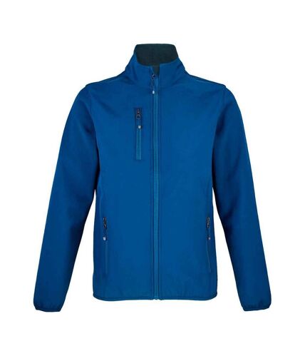 SOLS Womens/Ladies Falcon Softshell Recycled Soft Shell Jacket (Royal Blue)
