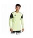 Maillot Manches Longues Squadra Homme Vert Clair Noir Adidas-1