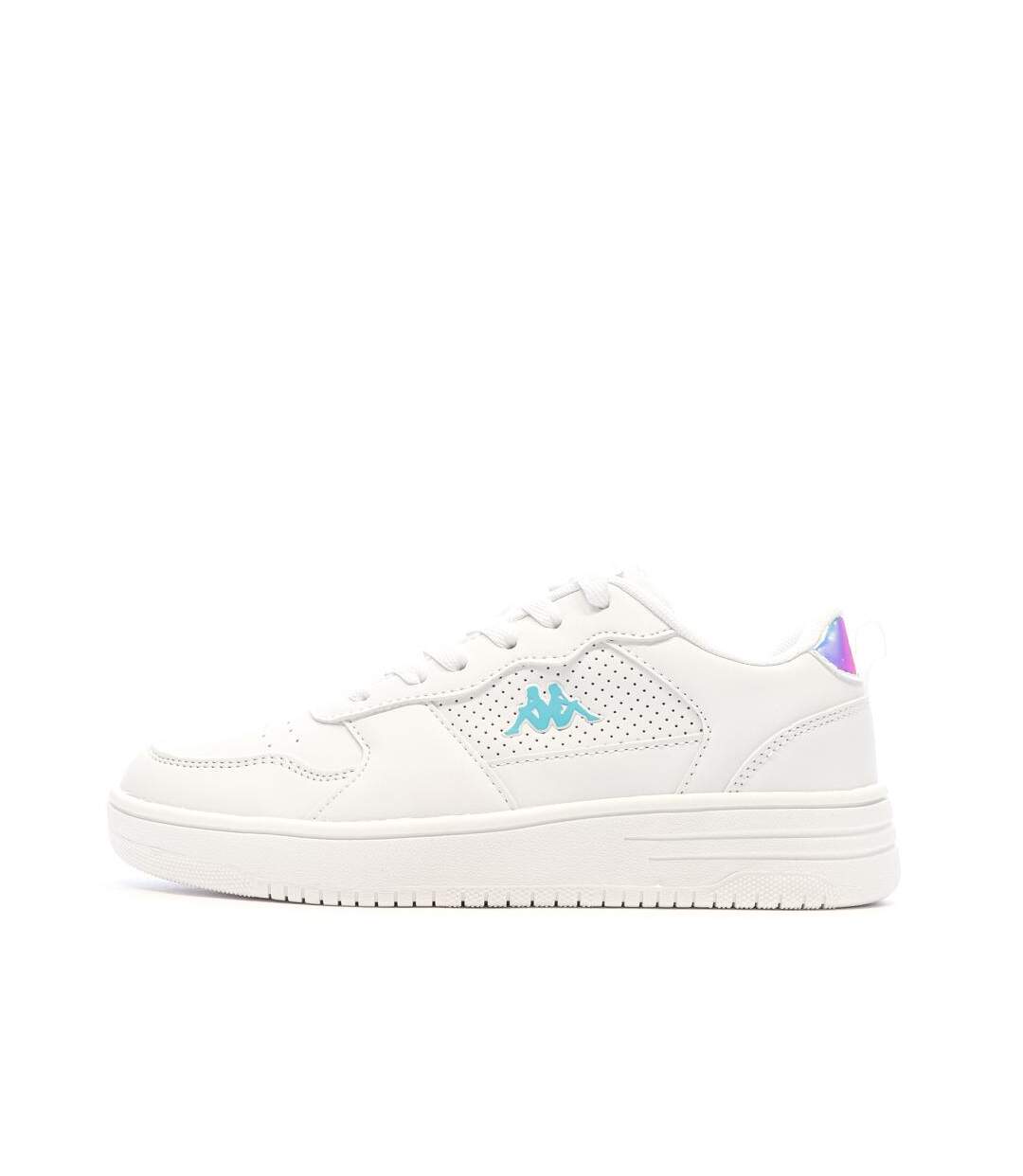 Baskets blanches femme kappa falcon-1