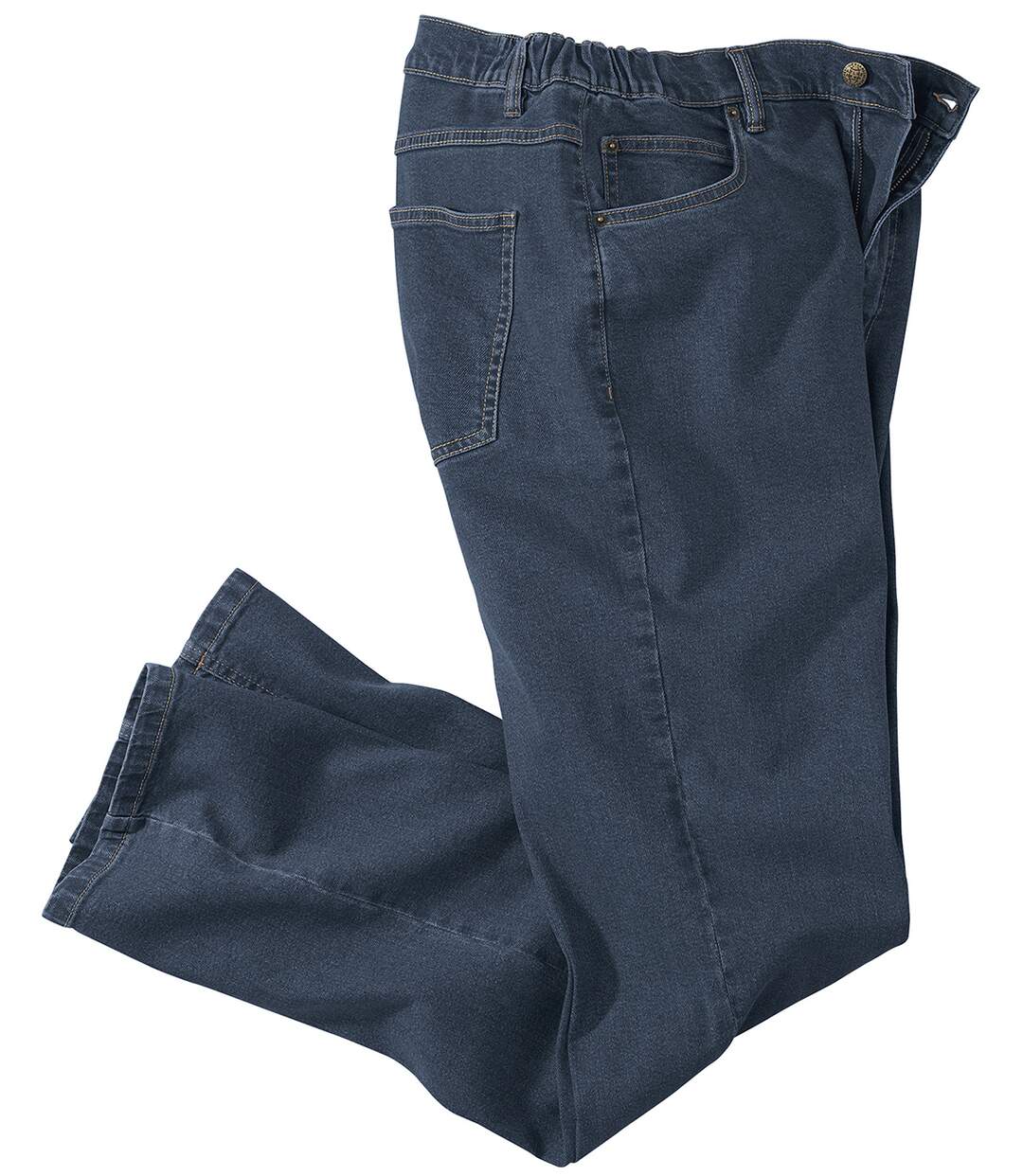 Regular Stretch-Jeans „Komfort“ Blau-1