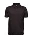 Tee Jays Mens Heavy Pique Short Sleeve Polo Shirt (Black) - UTBC3301