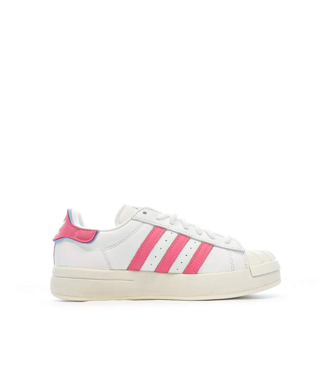 Baskets blanches femme adidas superstar ayoon-2