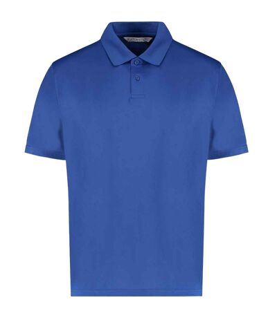 Mens cooltex plus pique polo royal blue Kustom Kit