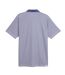 Mens Pure 2.0 Striped Performance Polo Shirt Blue Navy Puma-2