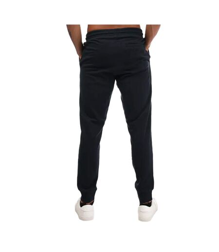 Mens Sticker Pete Fleece Jogging Bottoms Navy Original Penguin