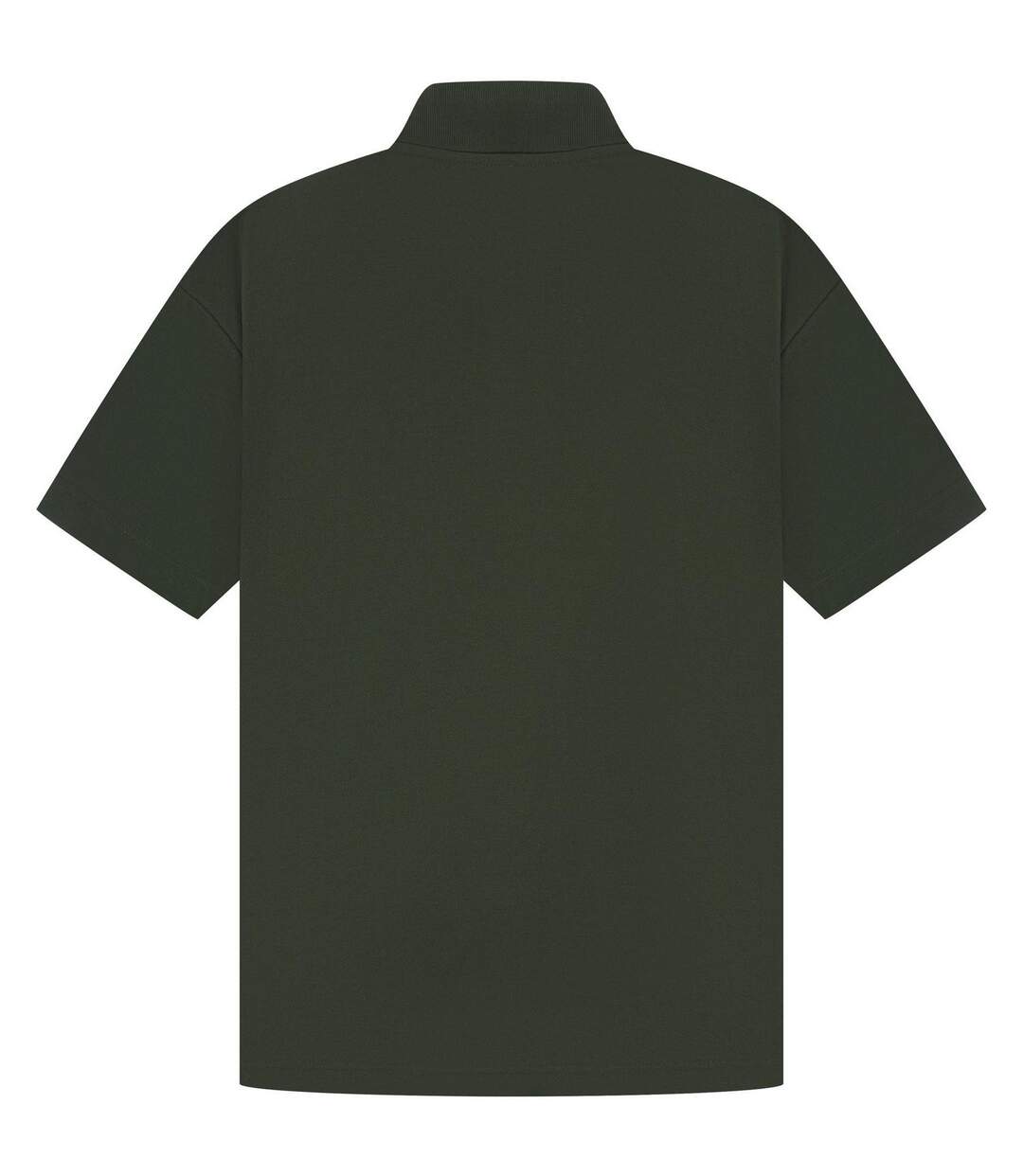 Polo Manches Courtes Homme Vert Forêt Casual-2