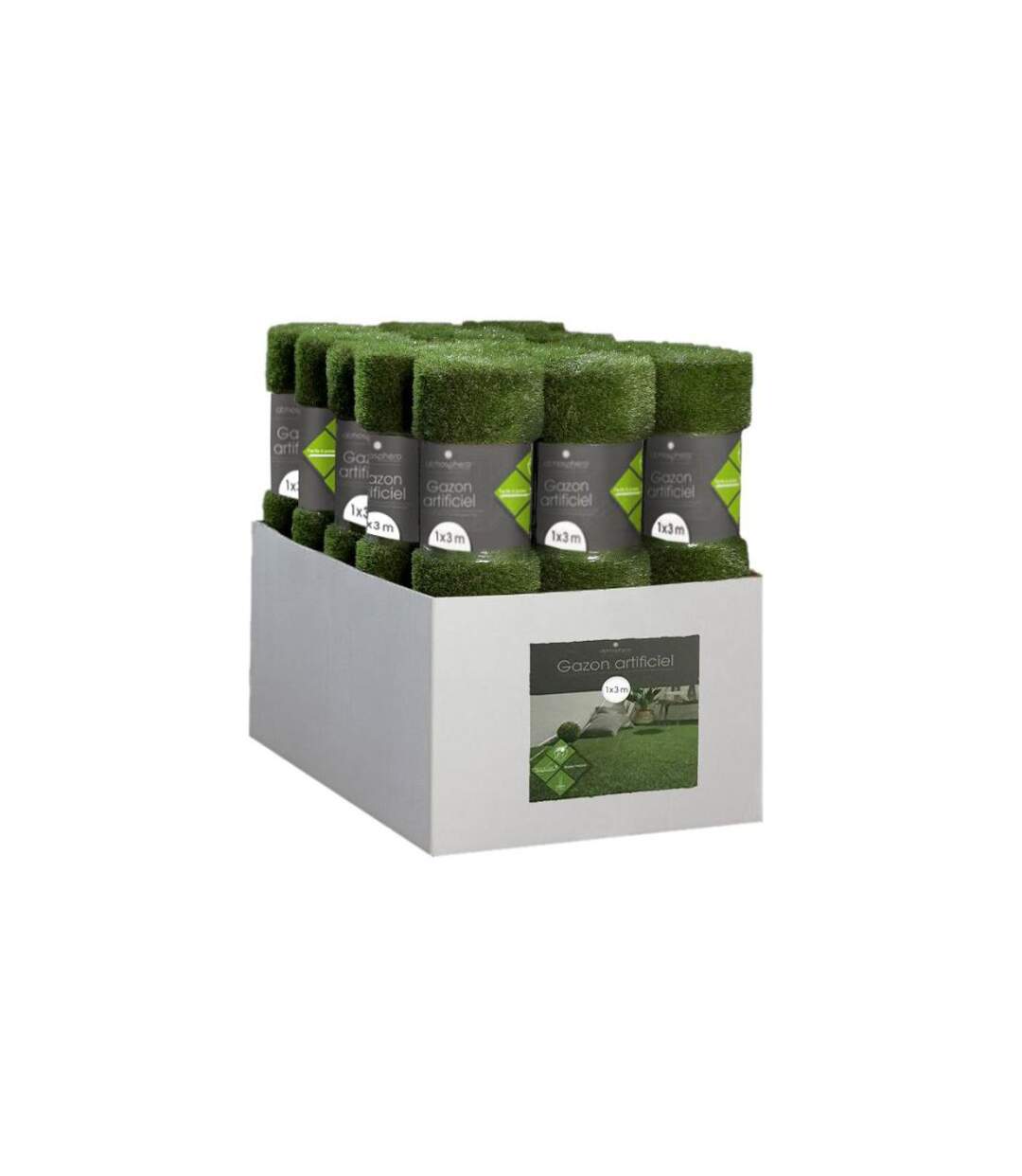 Rouleau de Gazon Artificiel Grass 100x300cm Vert-2