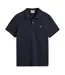 Mens Pique Polo Shirt Navy Gant-2