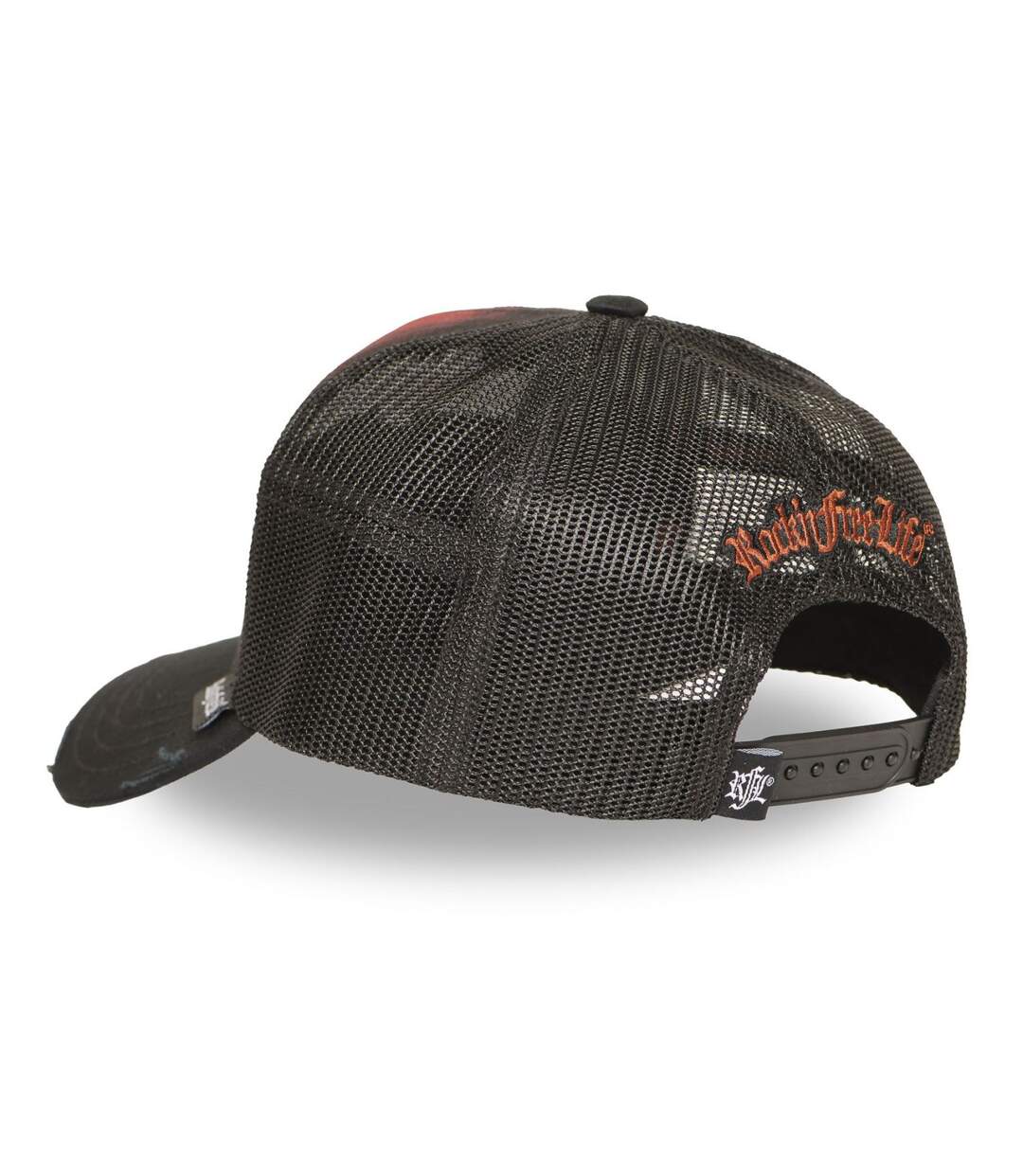 Casquette trucker imprimée avec filet Strife Rock'n Free Life-5