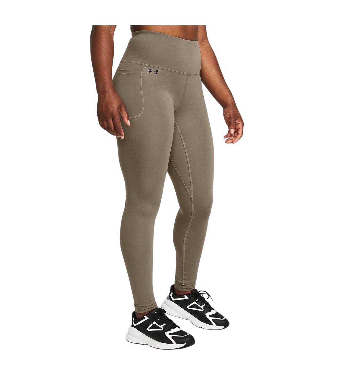 Legging Motion Femme Taupe Under Armour-3