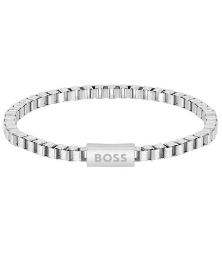 Mens Bracelet One Size Silver Boss