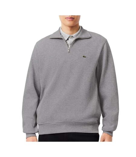 Sweat gris clair homme lacoste sh1927