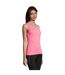 Débardeur Sporty Femme Rose Néon SOLS-1