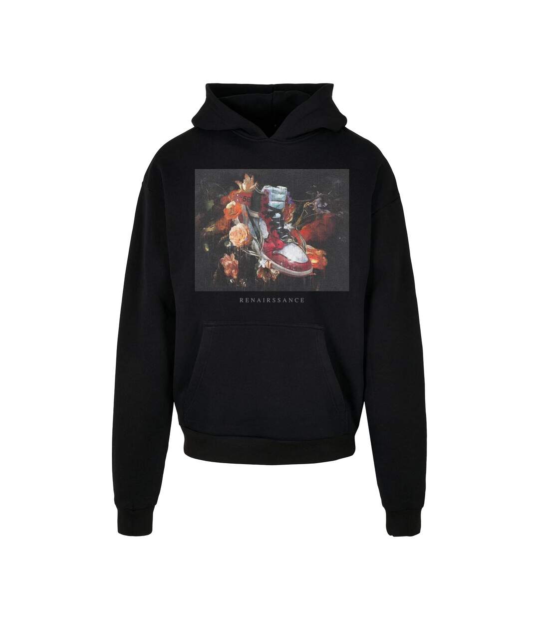 Sweat À Capuche Motif/style Peindre Renairssance Homme Noir Mister Tee-1