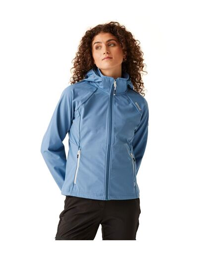 Veste Softshell Bourda Femme Bleu Blanc Regatta