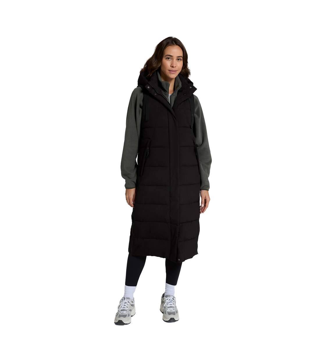 Veste sans manches comfort zone femme noir vif Animal-1