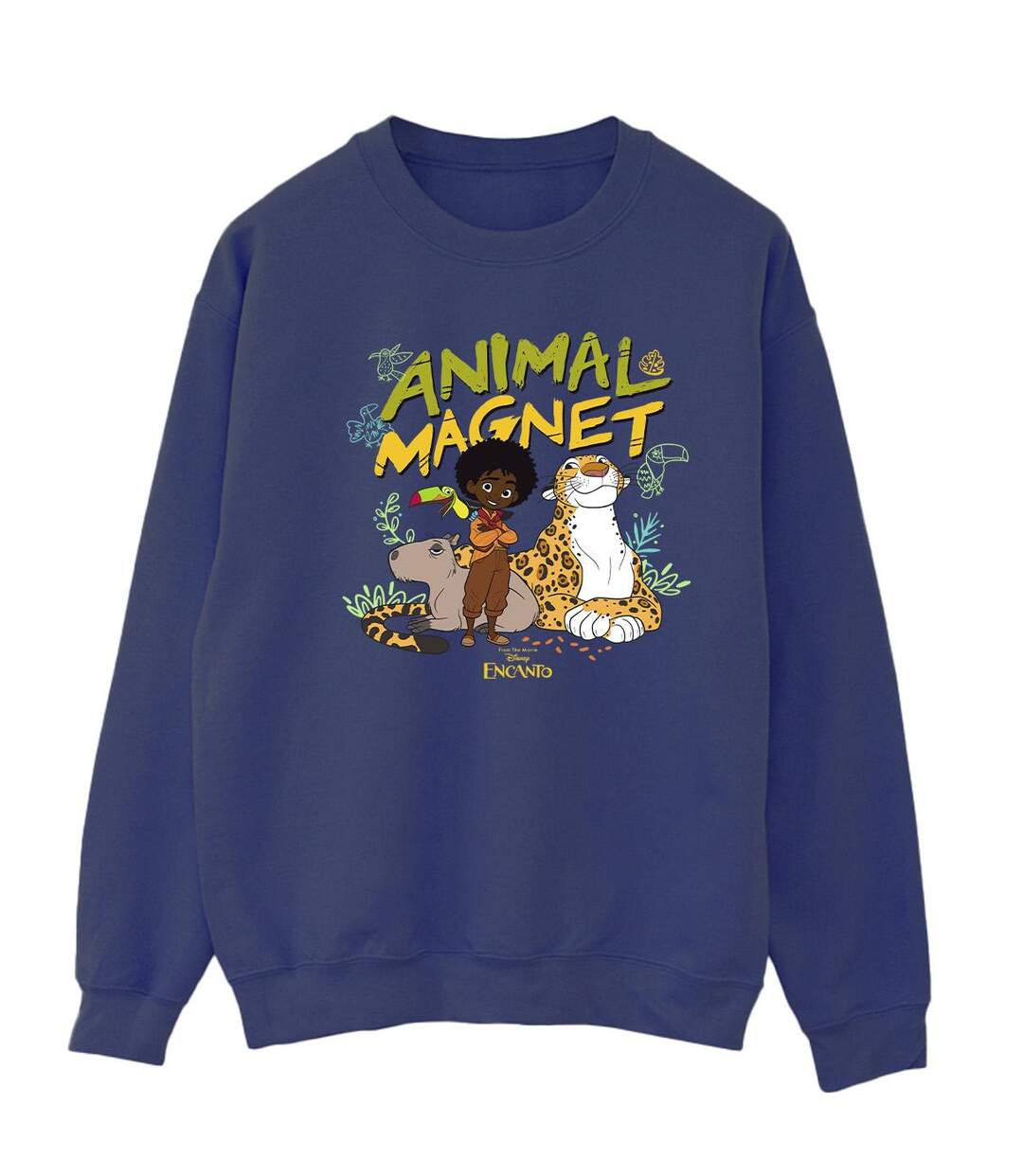Disney - Sweat ENCANTO ANIMAL MAGNET - Femme (Bleu marine) - UTBI16835-1