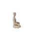 Statuette Yoga en Résine Shawn 31cm Beige-2