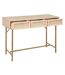 Console 3 tiroirs en cannage RAYO - Beige-3