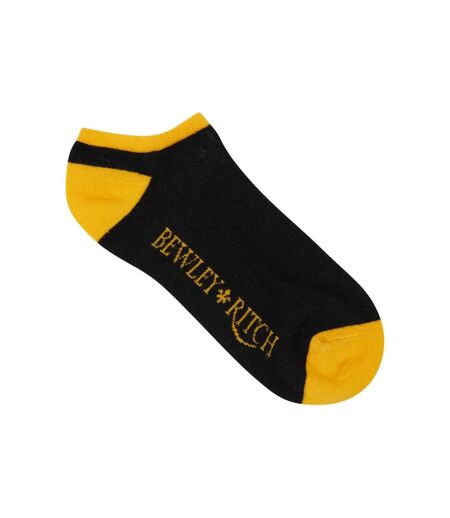Bewley & Ritch Mens Culbo Trainer Socks (Pack of 5) (Black/Orange/Blue) - UTBG961
