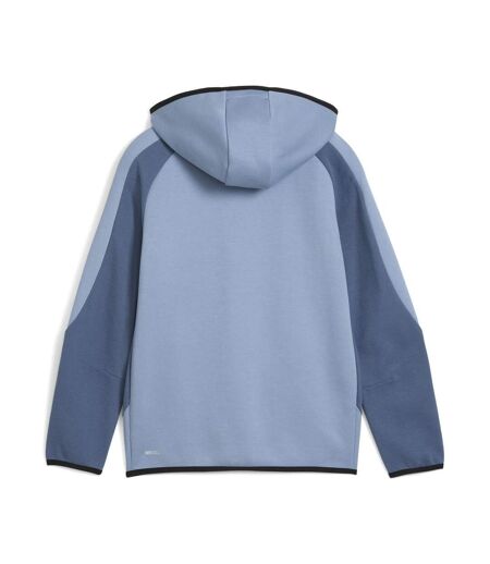 Sweat zippé bleu homme puma evostripe