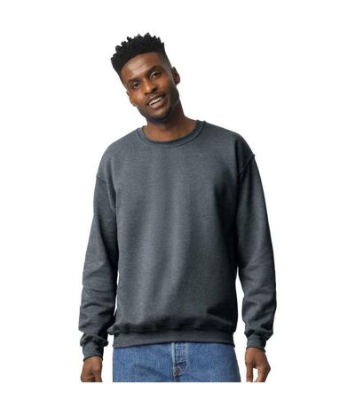 Mens heavy blend sweatshirt dark heather Gildan