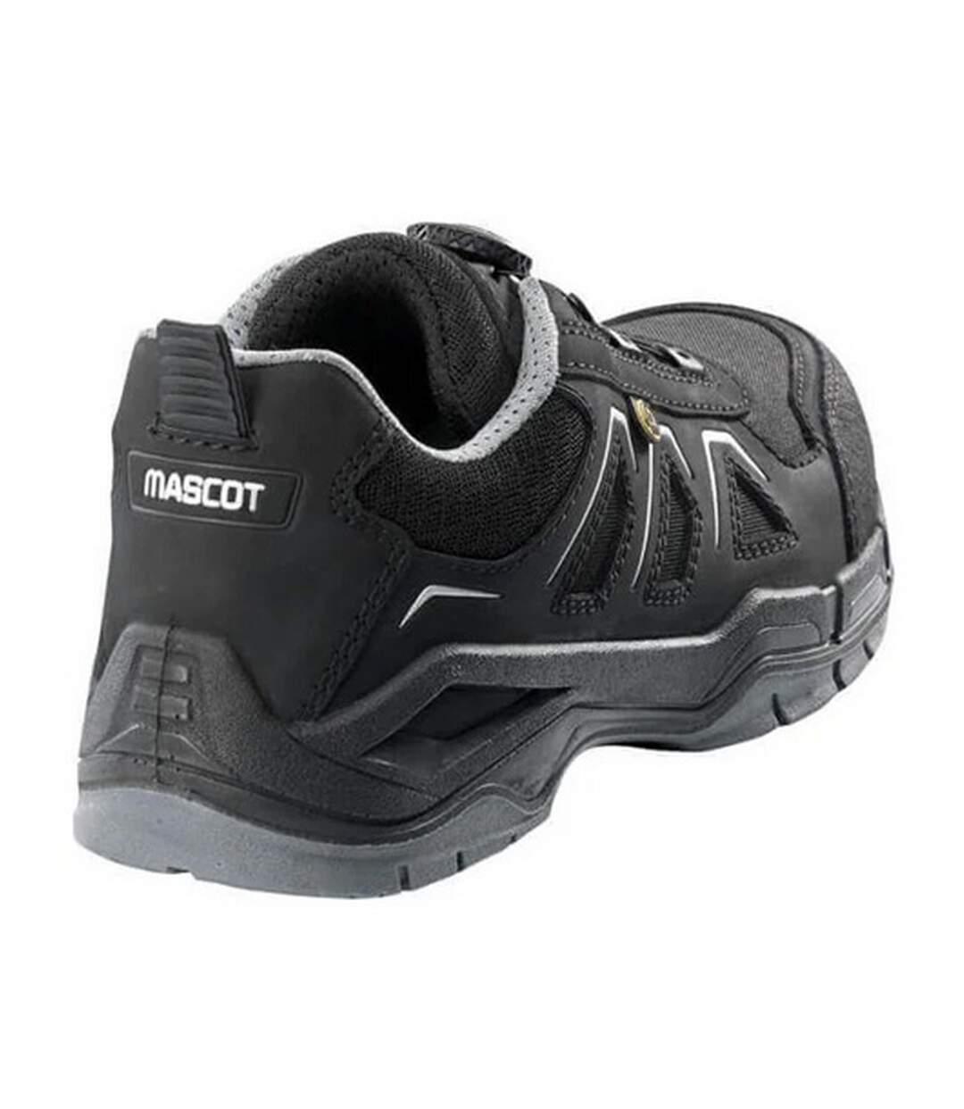 Mens Footwear Fit Manaslu Nubuck Safety Shoes Black Mascot-2