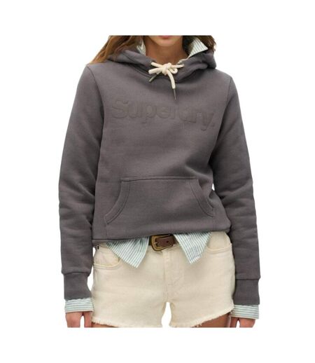 Sweat gris femme superdry tonal - l