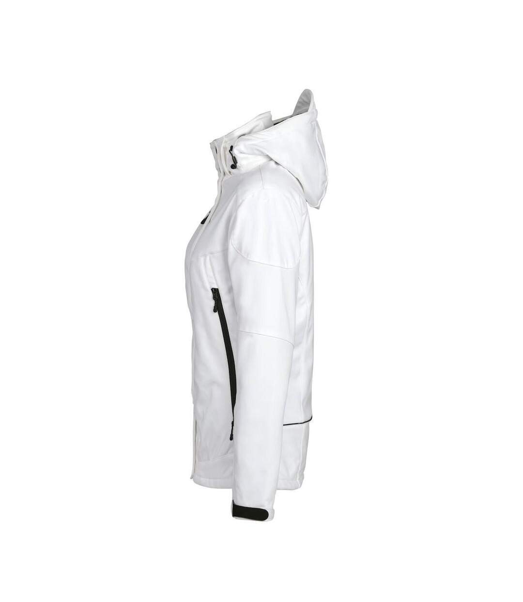 Veste Softshell Skeleton Femme Blanc Printer-3