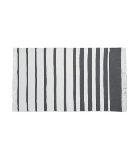 Wave hammam seaqual bath towel one size grey MidOcean