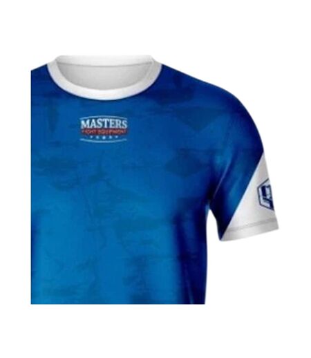 Mens Fight Kickboxing T-shirt Blue Masters