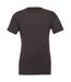 Canvas Unisex Jersey Crew Neck Short Sleeve T-Shirt (Brown)
