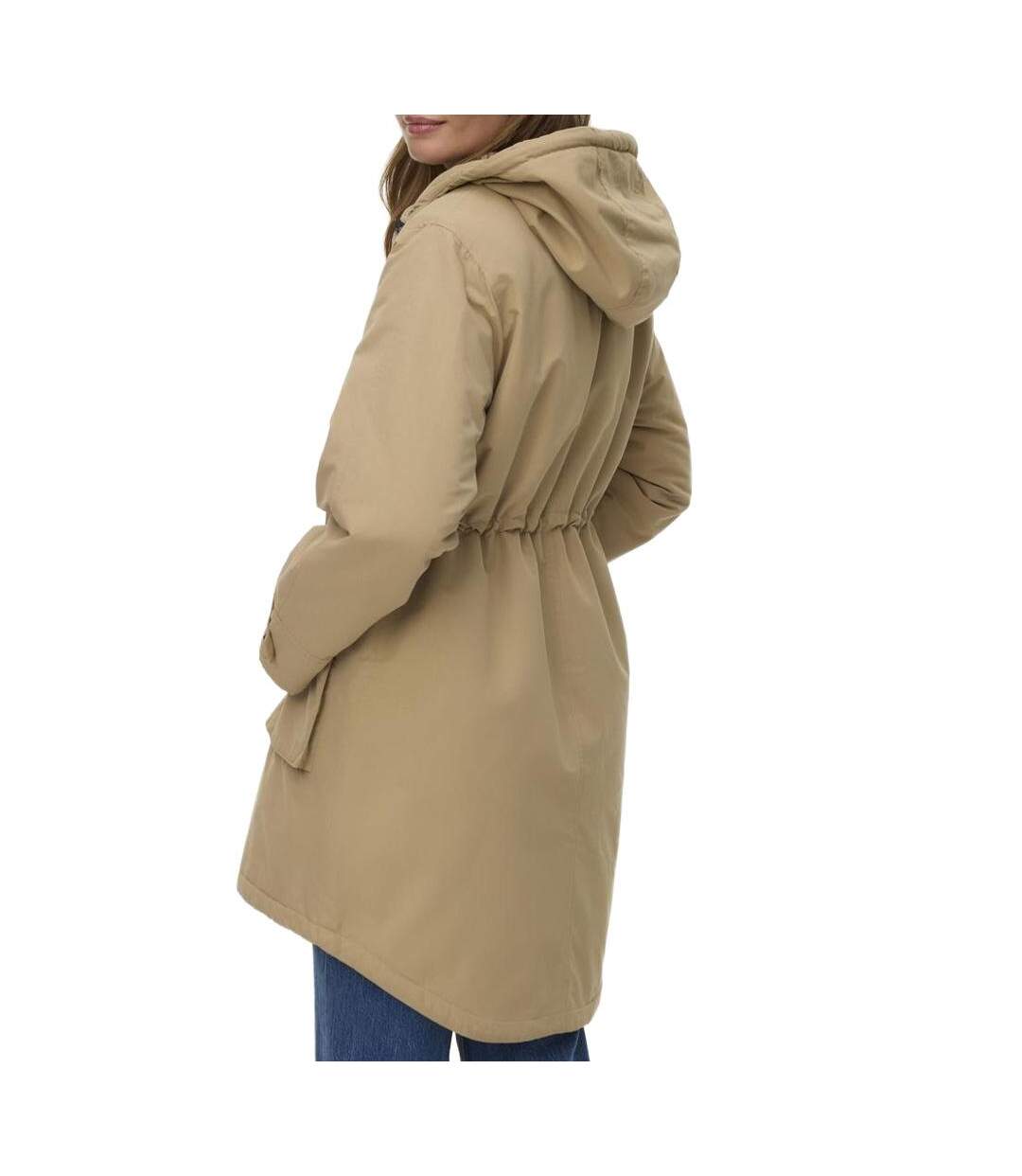 Parka beige femme vero moda savanne-2
